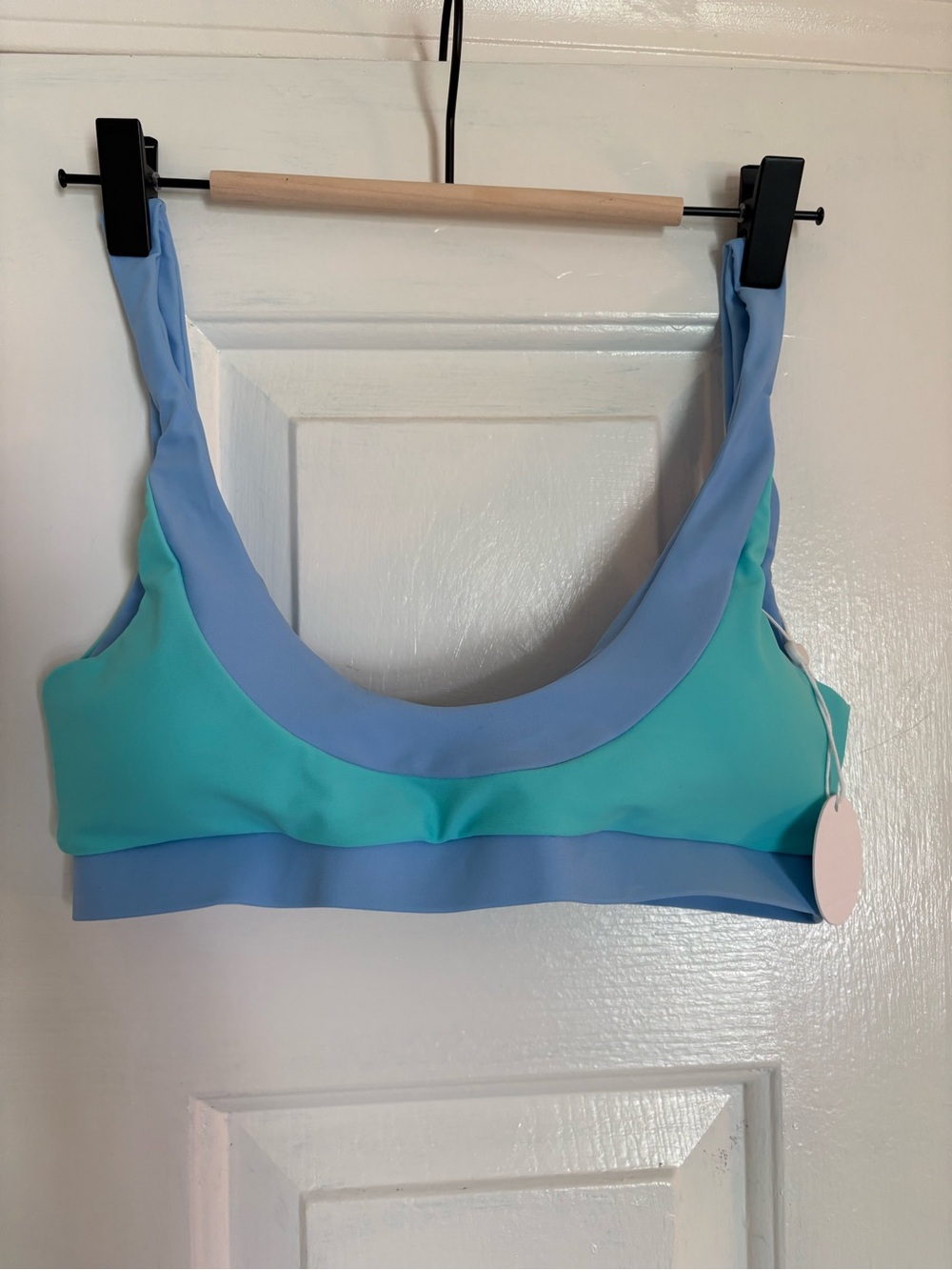 93 Playstreet HALLE Peri Lift Scoop Bikini Top NWT